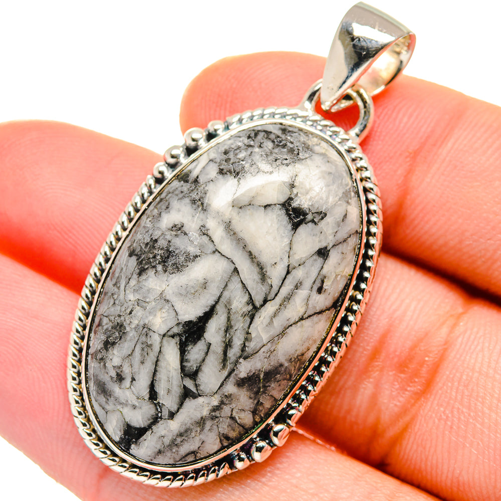 Pinolith Jasper Pendants handcrafted by Ana Silver Co - PD17418