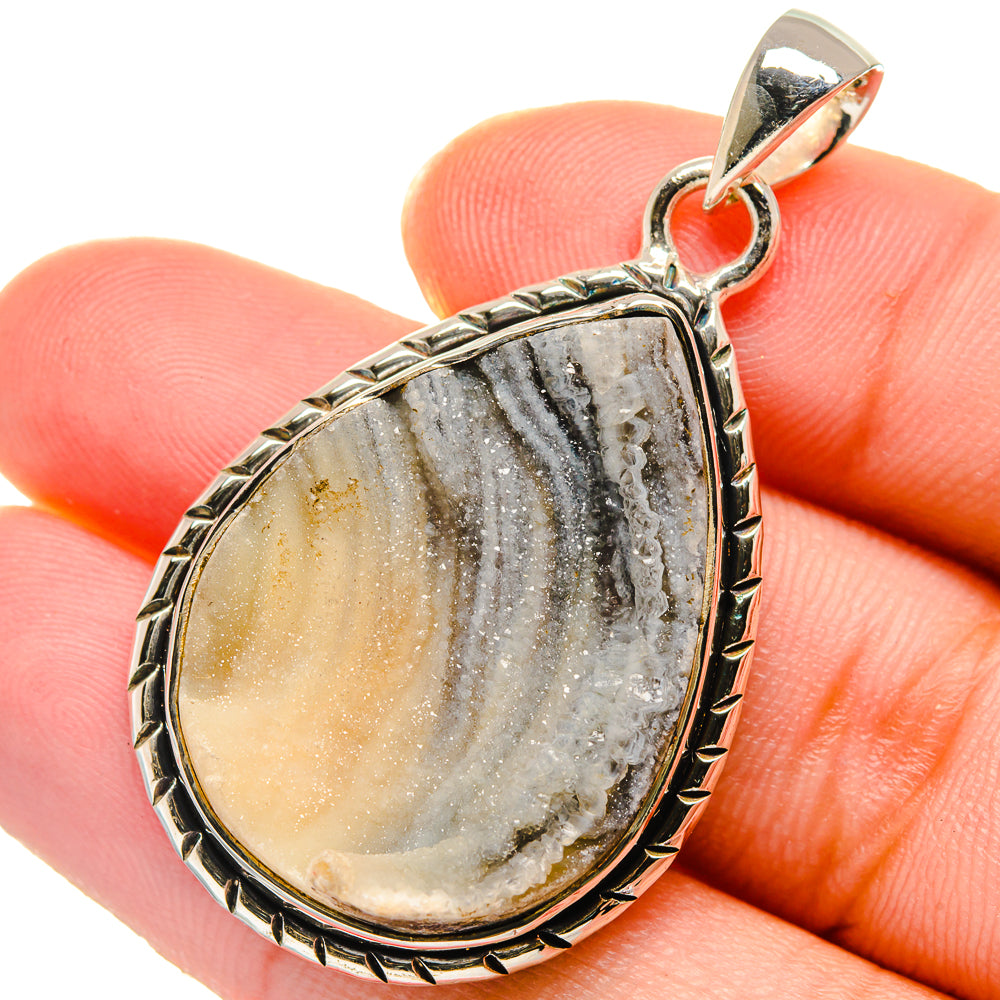 Desert Druzy Pendants handcrafted by Ana Silver Co - PD17419