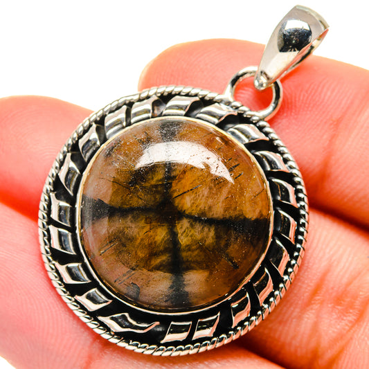 Chiastolite Pendants handcrafted by Ana Silver Co - PD17420