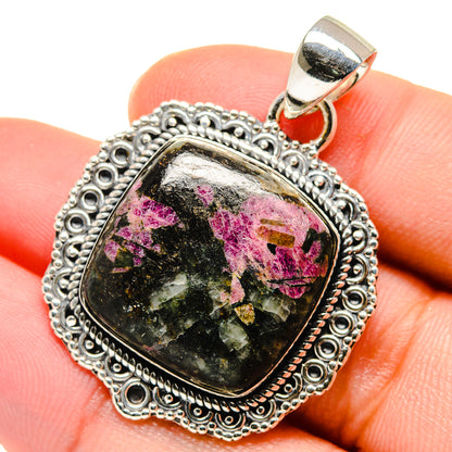 Russian Eudialyte Pendants handcrafted by Ana Silver Co - PD17427