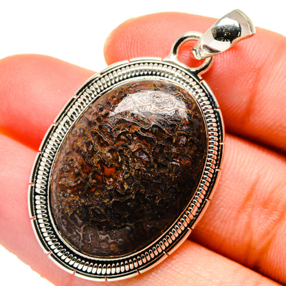 Dinosaur Bone Pendants handcrafted by Ana Silver Co - PD17433