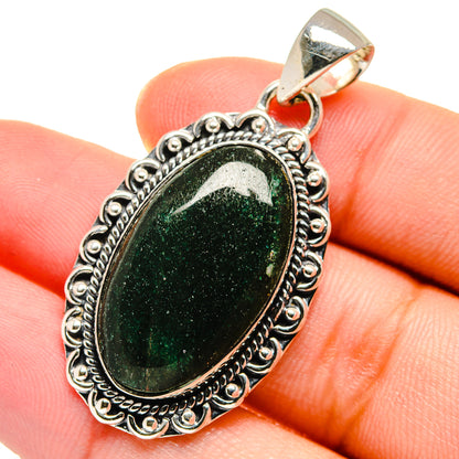 Green Aventurine Pendants handcrafted by Ana Silver Co - PD17434