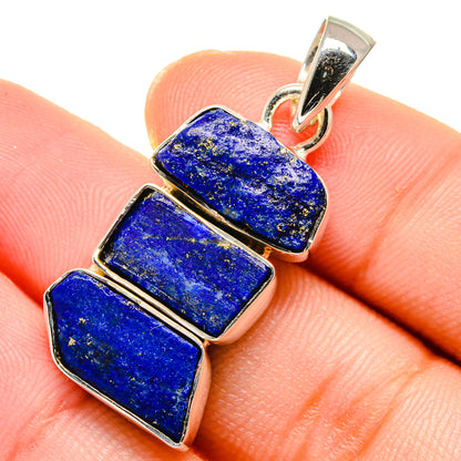 Lapis Lazuli Pendants handcrafted by Ana Silver Co - PD17436