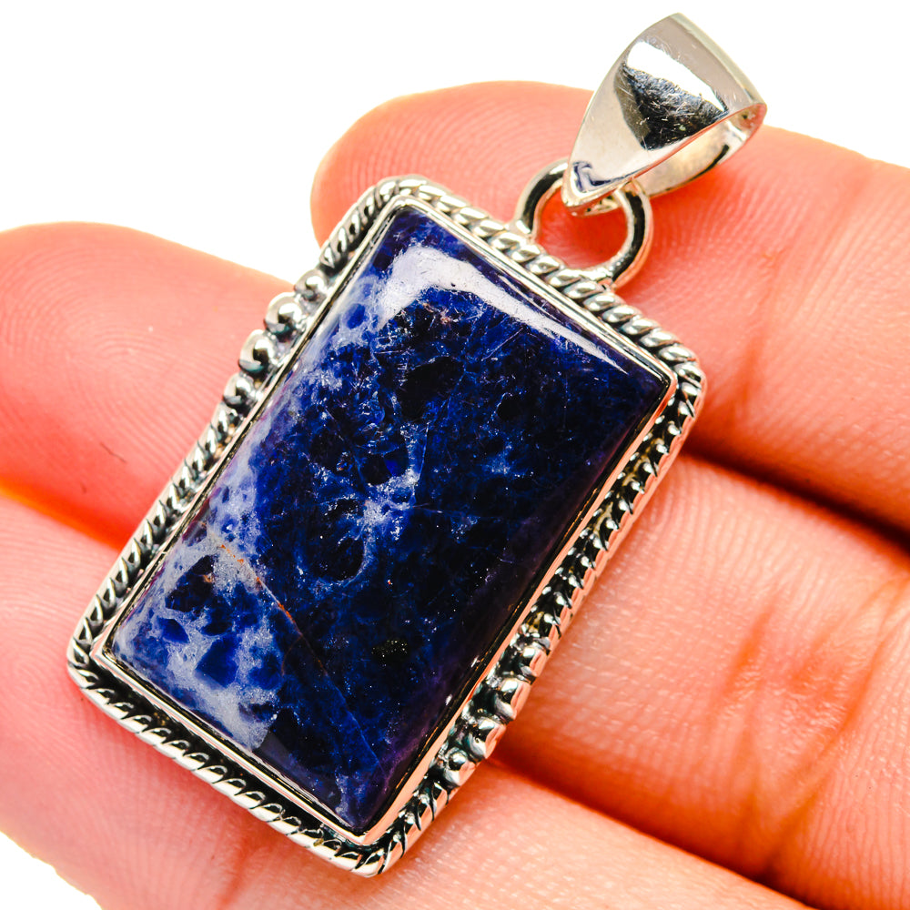 Sodalite Pendants handcrafted by Ana Silver Co - PD17437