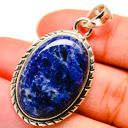 Sodalite Pendants handcrafted by Ana Silver Co - PD17449
