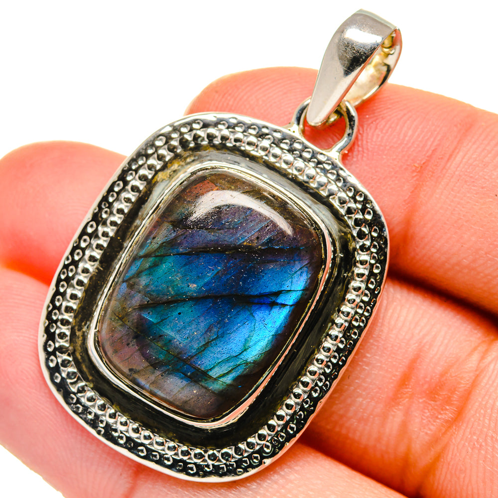 Labradorite Pendants handcrafted by Ana Silver Co - PD17457
