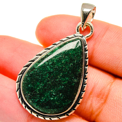 Green Aventurine Pendants handcrafted by Ana Silver Co - PD17459