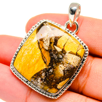 Brecciated Mookaite Pendants handcrafted by Ana Silver Co - PD17461