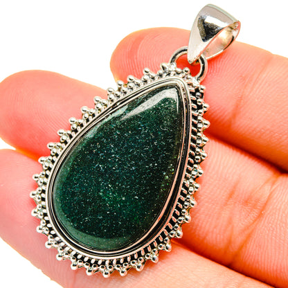 Green Aventurine Pendants handcrafted by Ana Silver Co - PD17466