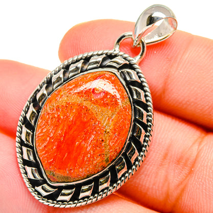 Sponge Coral Pendants handcrafted by Ana Silver Co - PD17469