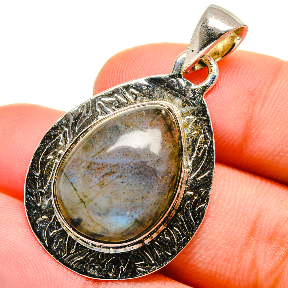 Labradorite Pendants handcrafted by Ana Silver Co - PD17488