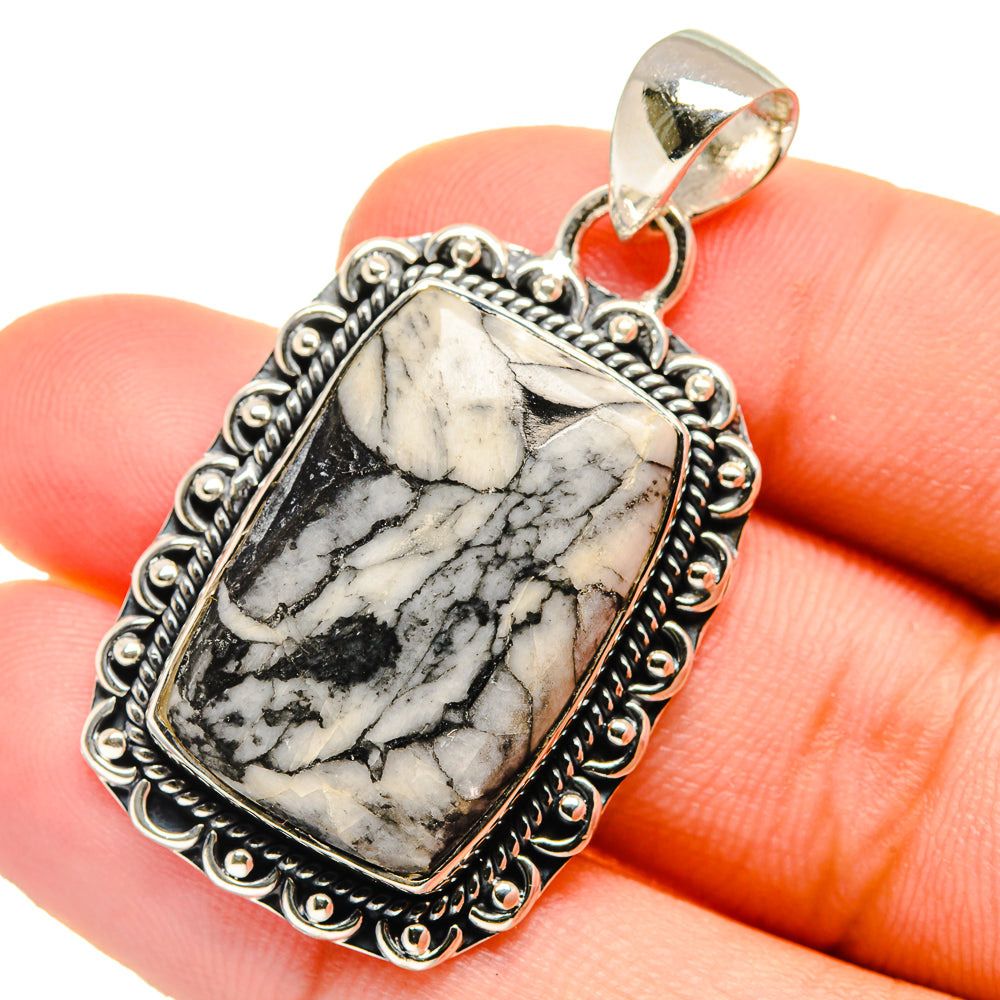 Pinolith Jasper Pendants handcrafted by Ana Silver Co - PD17490
