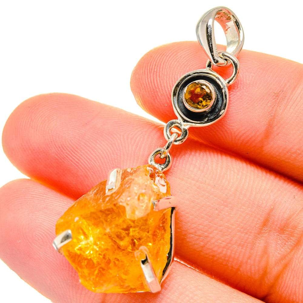 Citrine Pendants handcrafted by Ana Silver Co - PD17494