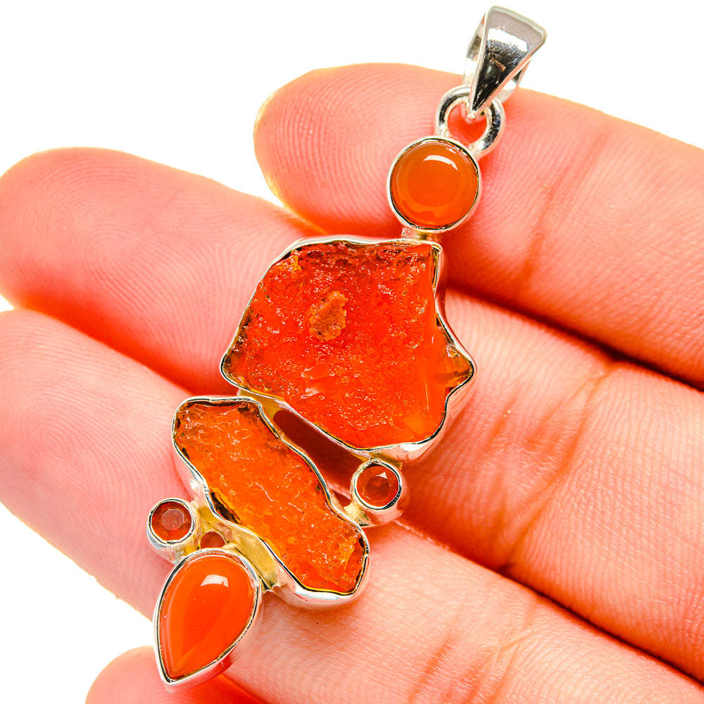 Carnelian Pendants handcrafted by Ana Silver Co - PD17500