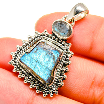 Labradorite Pendants handcrafted by Ana Silver Co - PD17505