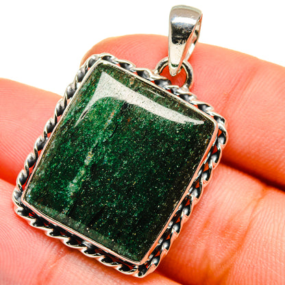 Green Aventurine Pendants handcrafted by Ana Silver Co - PD17531