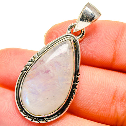 Rainbow Moonstone Pendants handcrafted by Ana Silver Co - PD17533