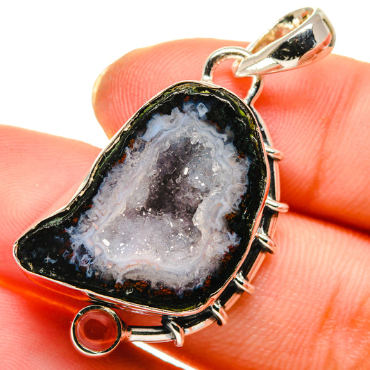 Coconut Geode Slice Pendants handcrafted by Ana Silver Co - PD17536