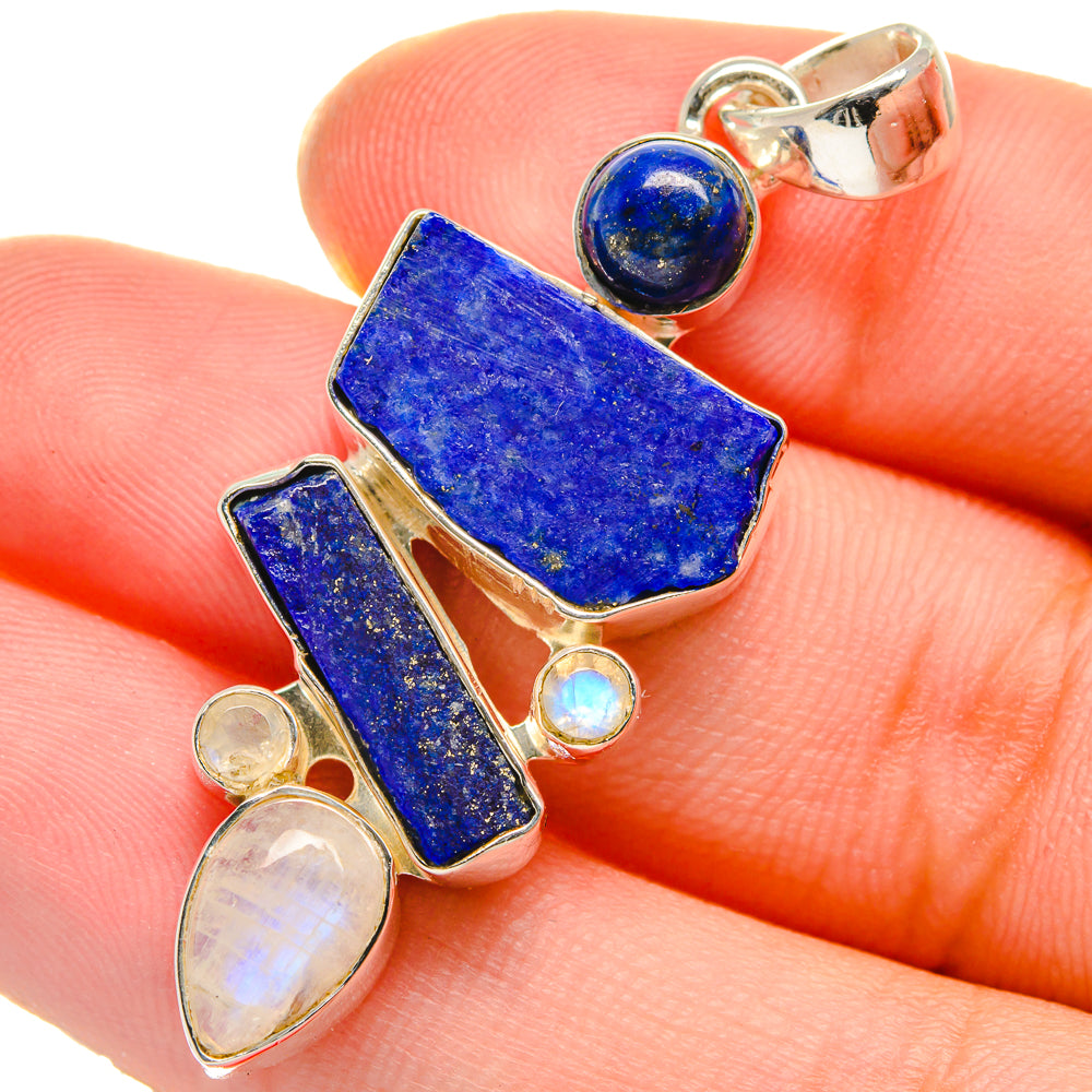 Lapis Lazuli Pendants handcrafted by Ana Silver Co - PD17545