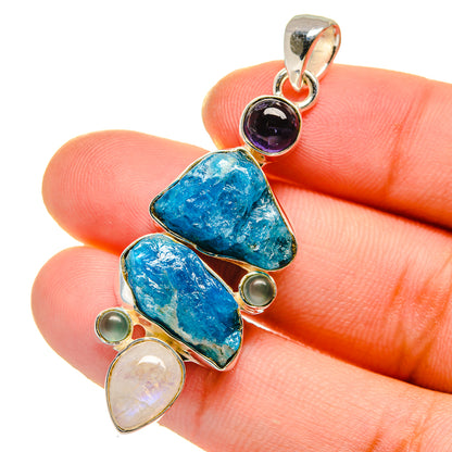 Apatite Pendants handcrafted by Ana Silver Co - PD17548