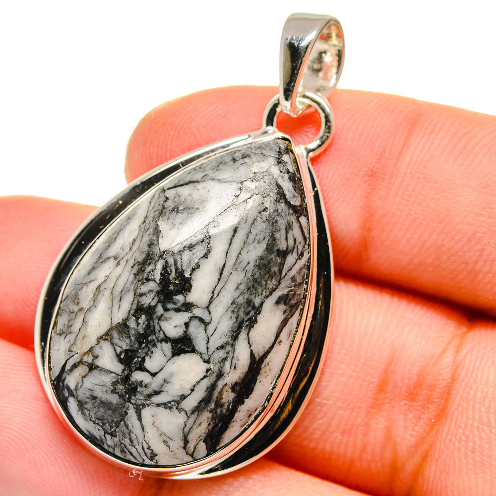 Pinolith Jasper Pendants handcrafted by Ana Silver Co - PD17549