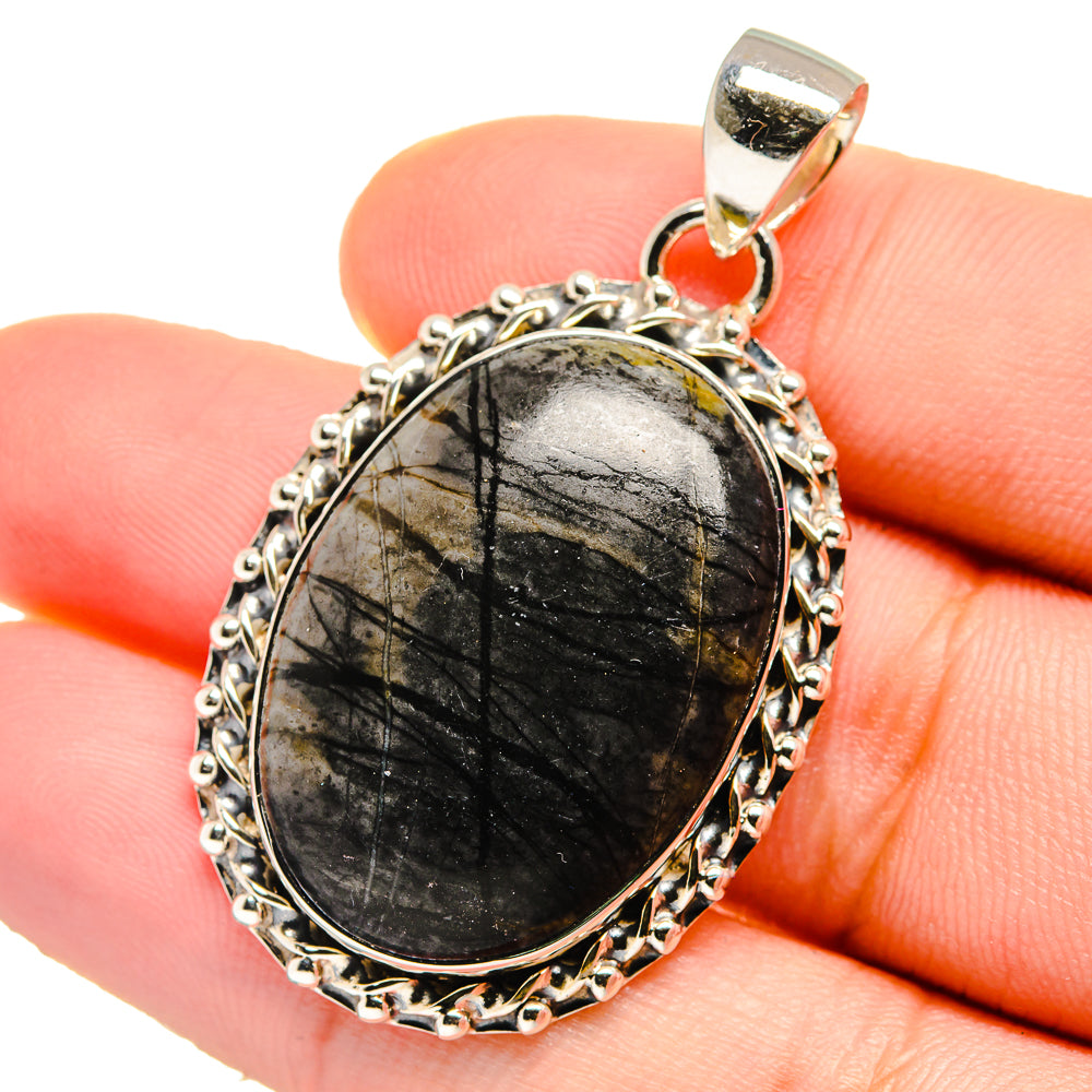 Picasso Jasper Pendants handcrafted by Ana Silver Co - PD17555