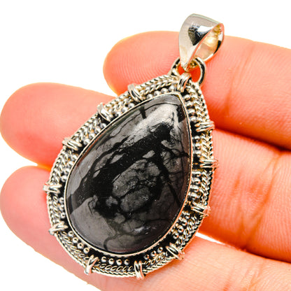 Picasso Jasper Pendants handcrafted by Ana Silver Co - PD17556