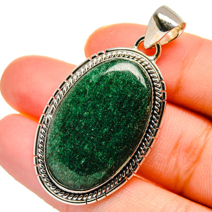 Green Aventurine Pendants handcrafted by Ana Silver Co - PD17558
