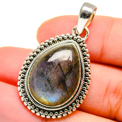 Labradorite Pendants handcrafted by Ana Silver Co - PD17573