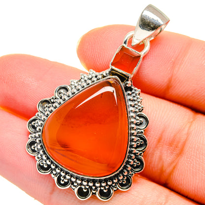 Carnelian Pendants handcrafted by Ana Silver Co - PD17577
