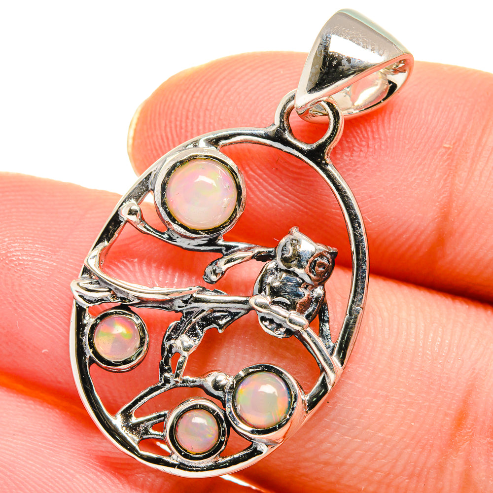 Rainbow Moonstone Pendants handcrafted by Ana Silver Co - PD17578