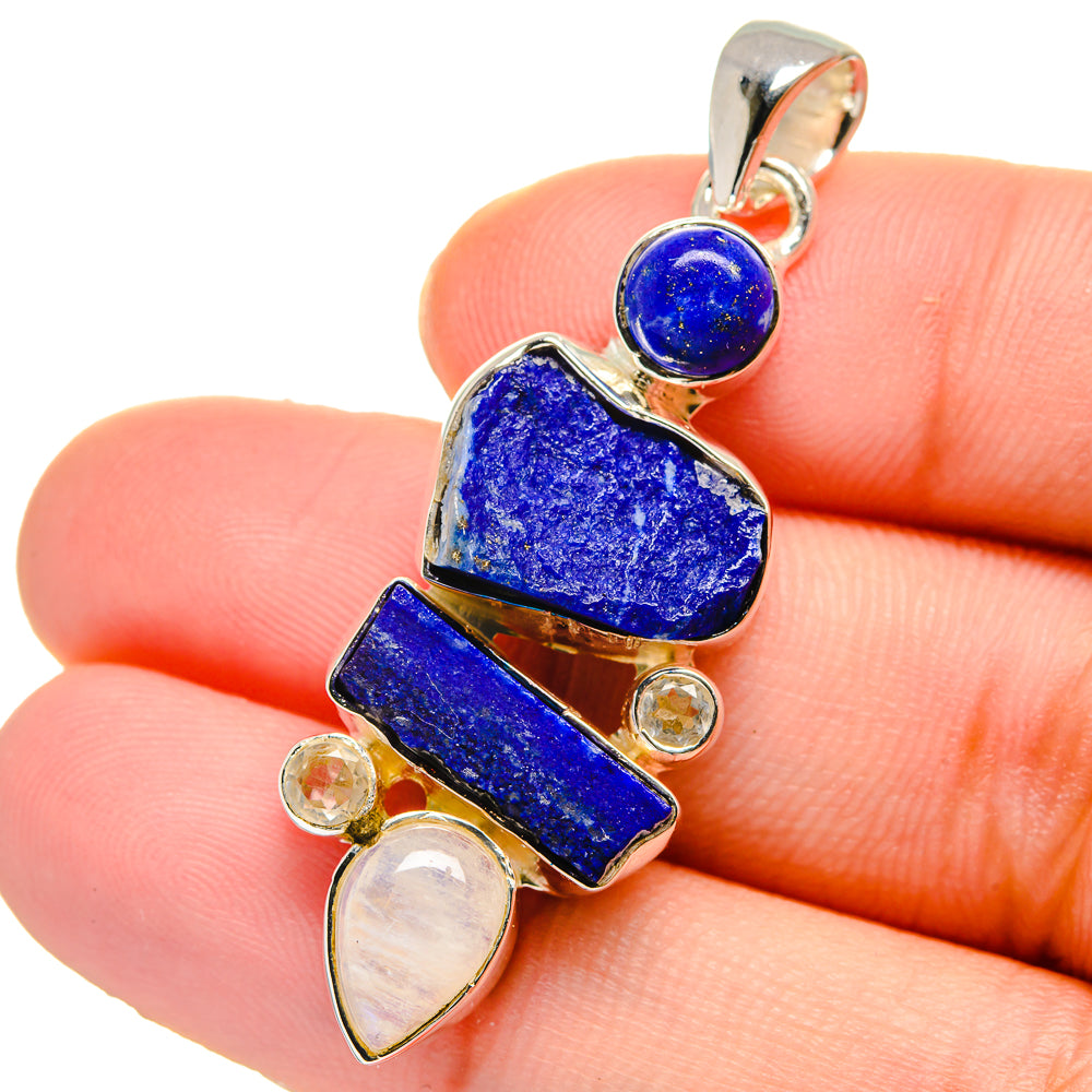 Lapis Lazuli Pendants handcrafted by Ana Silver Co - PD17582