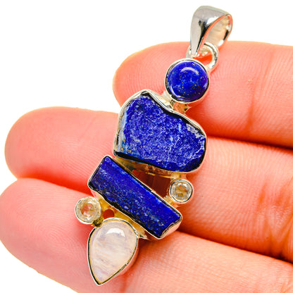 Lapis Lazuli Pendants handcrafted by Ana Silver Co - PD17582