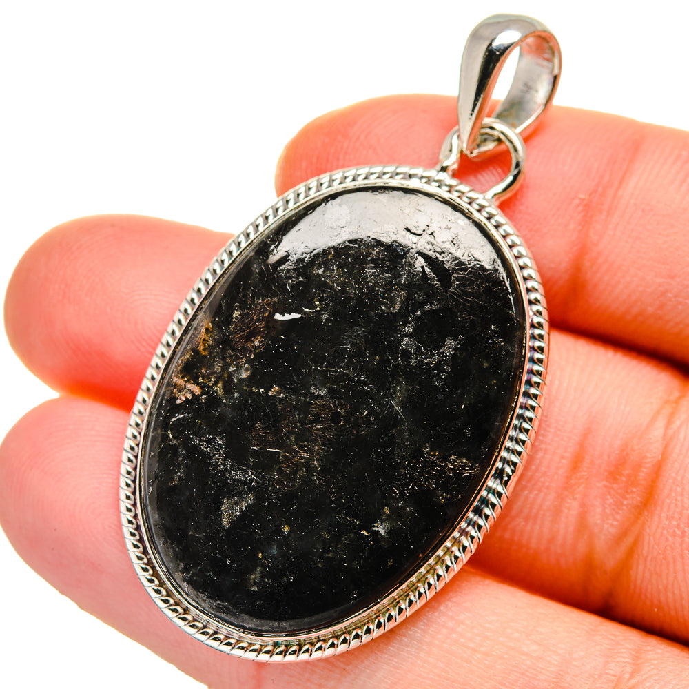 Black Onyx Pendants handcrafted by Ana Silver Co - PD17586
