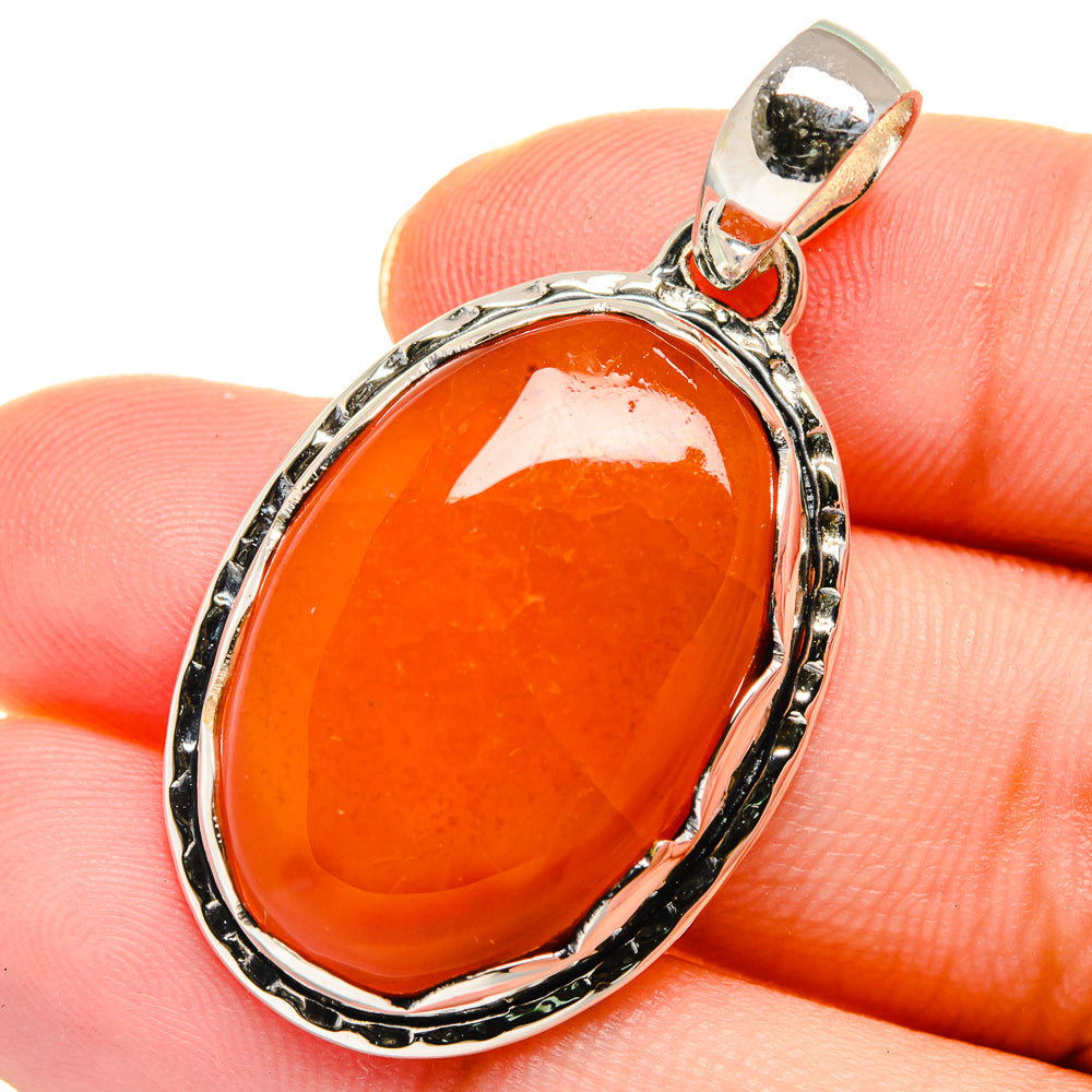 Carnelian Pendants handcrafted by Ana Silver Co - PD17588