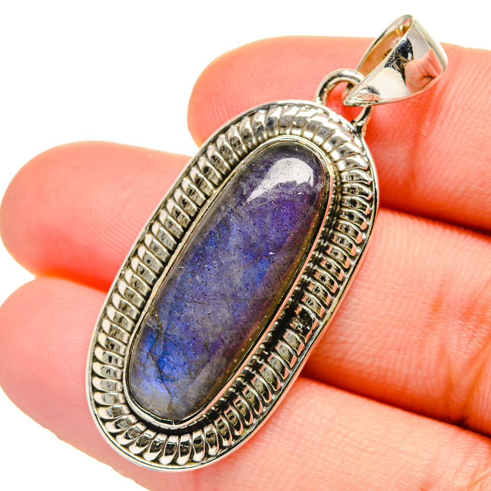Labradorite Pendants handcrafted by Ana Silver Co - PD17595