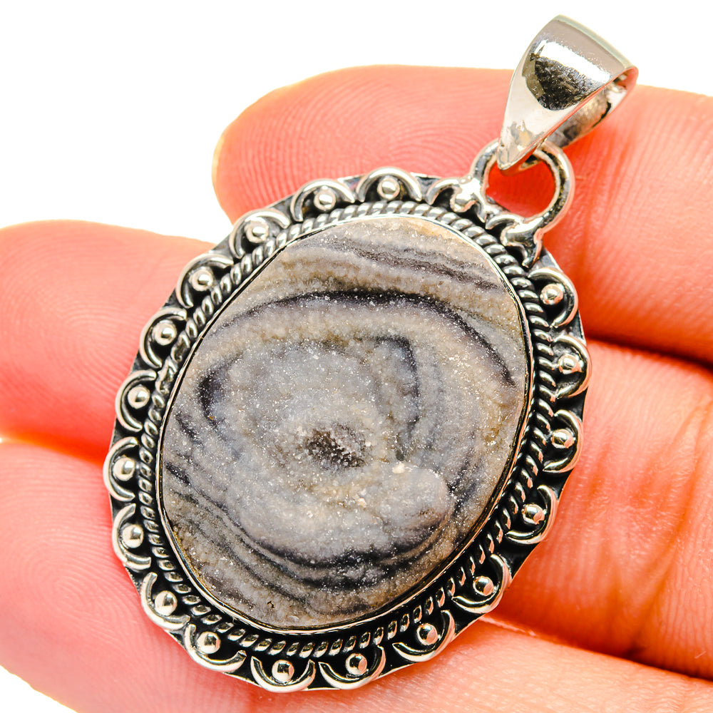 Desert Druzy Pendants handcrafted by Ana Silver Co - PD17601