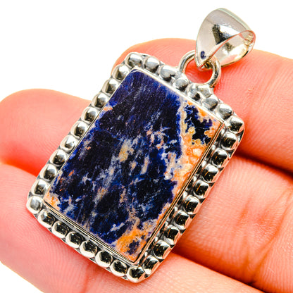 Sodalite Pendants handcrafted by Ana Silver Co - PD17609