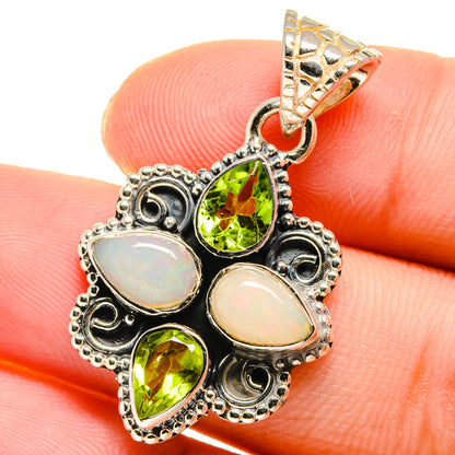 Ethiopian Opal Pendants handcrafted by Ana Silver Co - PD17611