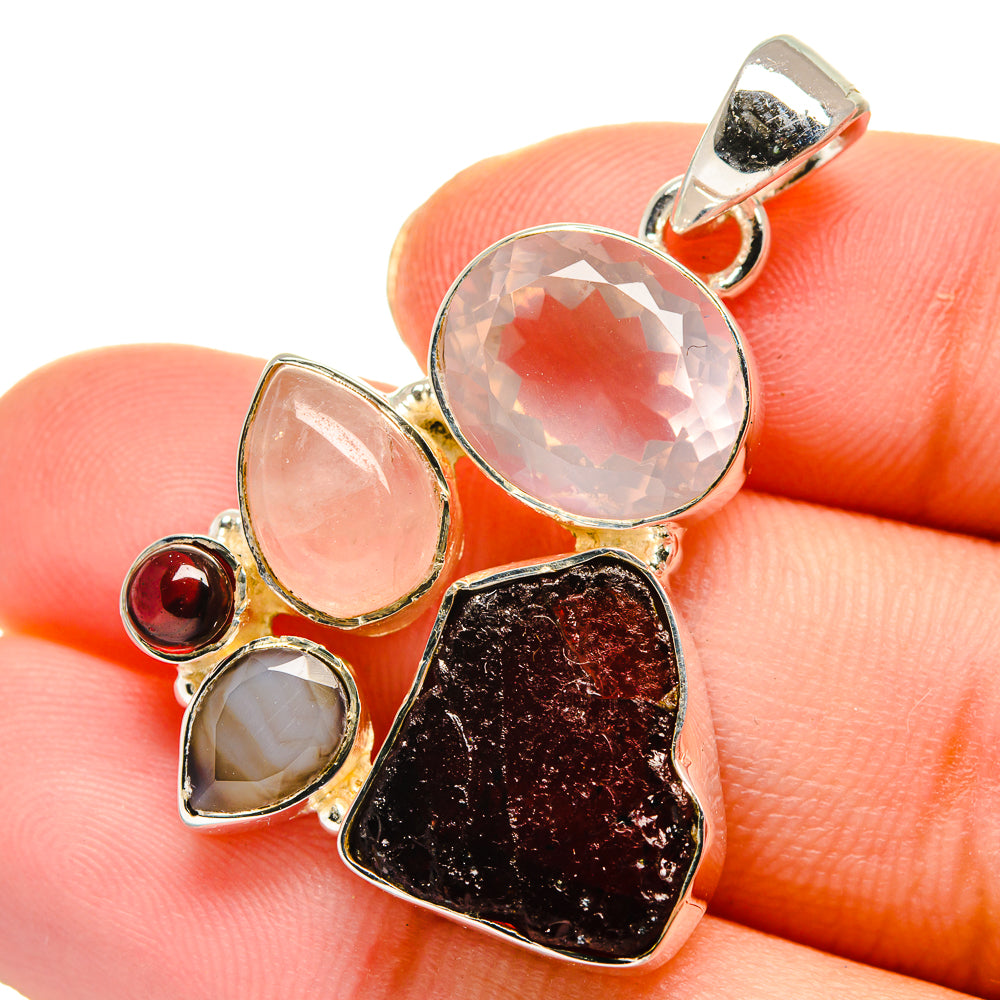 Garnet Pendants handcrafted by Ana Silver Co - PD17619