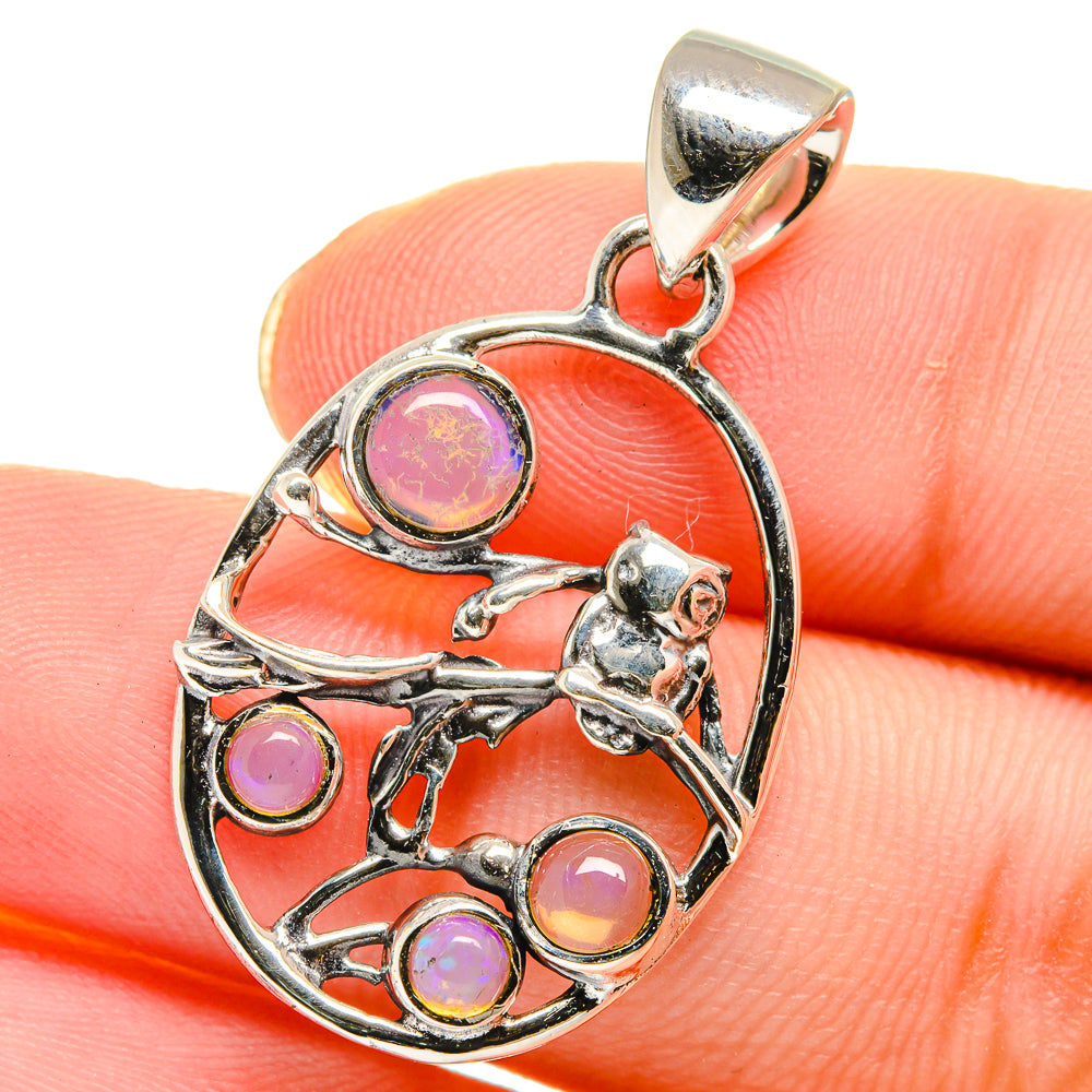 Ethiopian Opal Pendants handcrafted by Ana Silver Co - PD17624