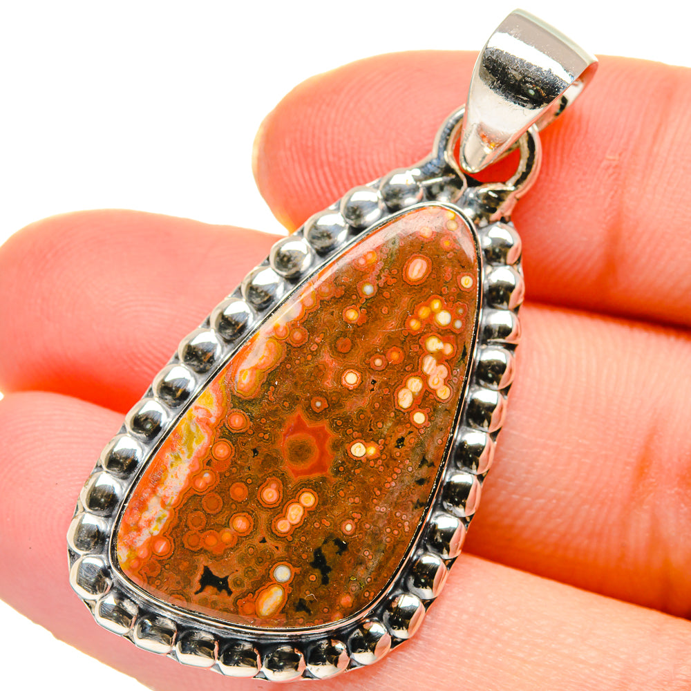 Ocean Jasper Pendants handcrafted by Ana Silver Co - PD17625