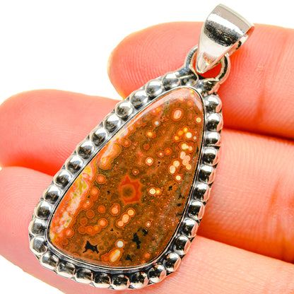 Ocean Jasper Pendants handcrafted by Ana Silver Co - PD17625