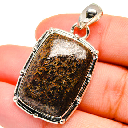 Dinosaur Bone Pendants handcrafted by Ana Silver Co - PD17630