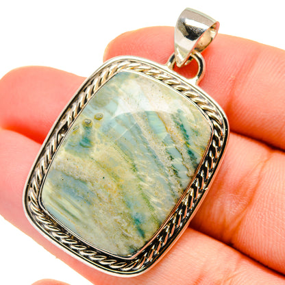 Blue Scheelite Pendants handcrafted by Ana Silver Co - PD17633