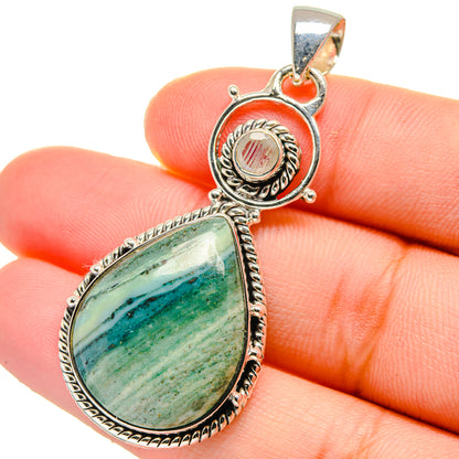 Ocean Jasper Pendants handcrafted by Ana Silver Co - PD17638