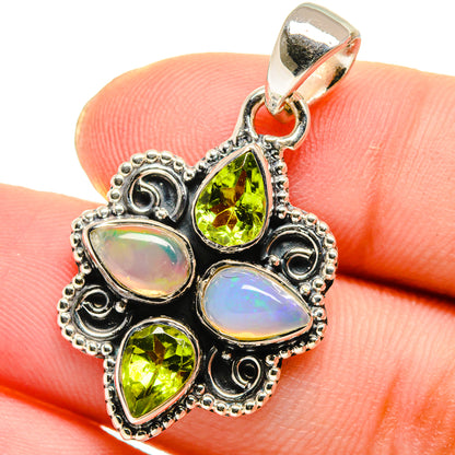 Ethiopian Opal Pendants handcrafted by Ana Silver Co - PD17646