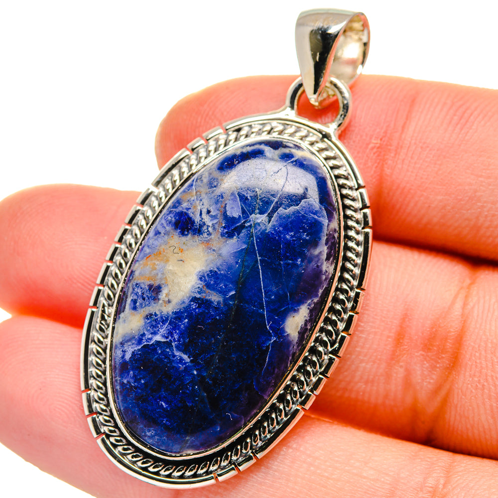 Sodalite Pendants handcrafted by Ana Silver Co - PD17649