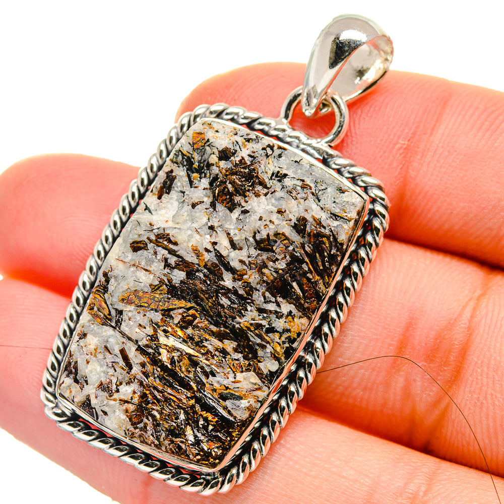 Astrophyllite Pendants handcrafted by Ana Silver Co - PD17650