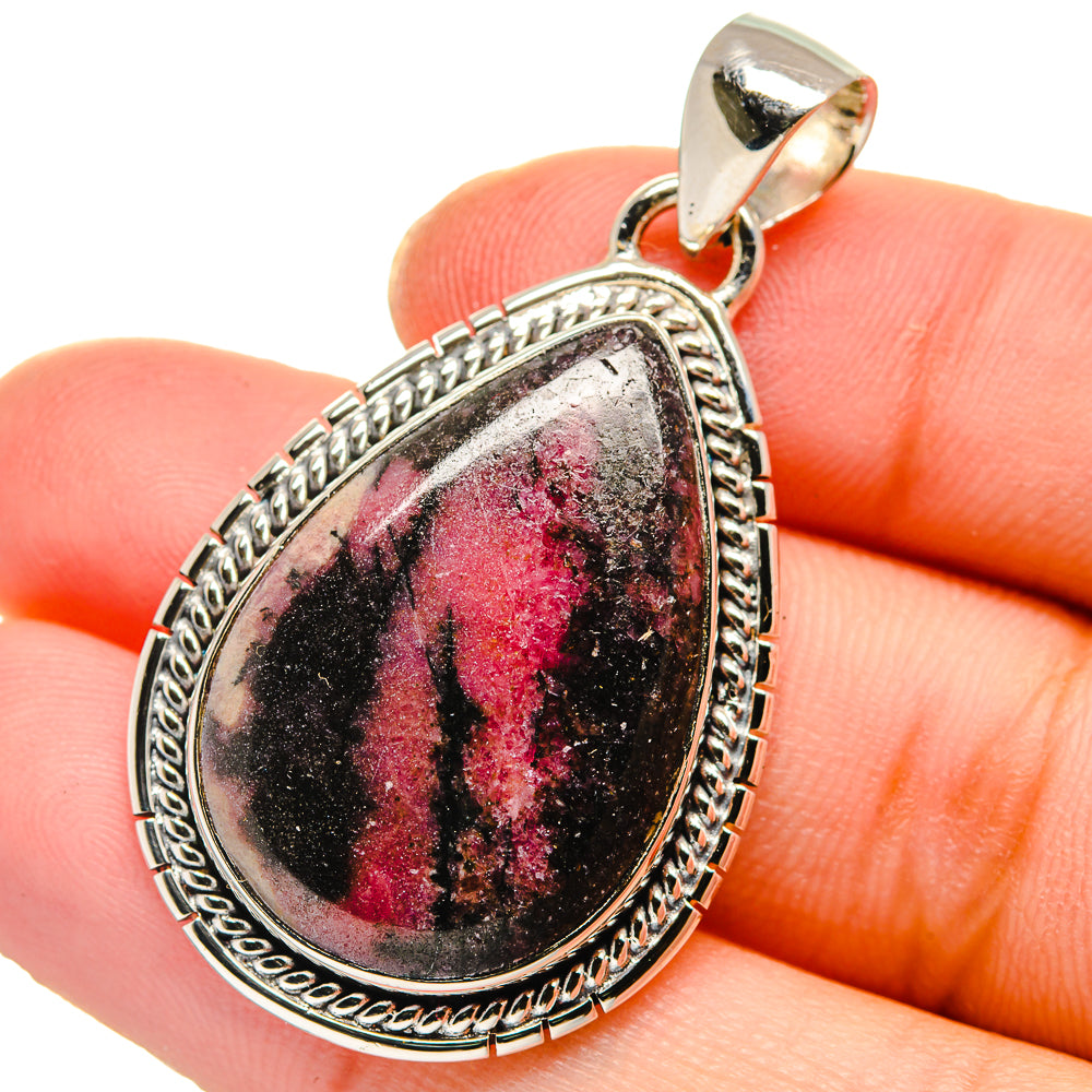 Rhodochrosite Pendants handcrafted by Ana Silver Co - PD17653